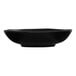 A black Cal-Mil melamine bowl on a white background.