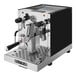 A black and silver Astra Gourmet espresso machine.