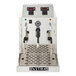 An automatic two-wand milk and beverage steamer with a stainless steel finish and digital controls.