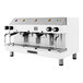 A white Astra Mega III espresso machine.