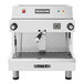 A white Astra Mega I semi-automatic espresso machine.