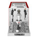 An Astra Gourmet red and silver espresso machine.