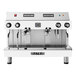 A white Astra Mega II espresso machine.