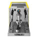 An Astra Gourmet yellow and silver automatic pourover espresso machine.
