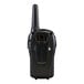 A close-up of a black Midland LXT500VP3 walkie talkie.