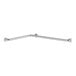 A Lavex metal grab bar with a peened grip on the edges.