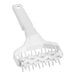 A white plastic Ateco dough docker with spikes.