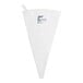 A white bag with blue text reading "Ateco 14" Flex Polyurethane-Coated Reusable Pastry Bag with Hemmed Top"