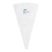 A white plastic bag with blue text reading "Ateco 18" Flex Polyurethane-Coated Reusable Pastry Bag"
