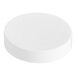 A 53/400 white plastic lid with a small circle in the center.