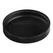 A 89/400 black plastic lid with a black rim.