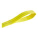 A white background with a yellow Lift-All 2-ply polyester strap with green stitching.