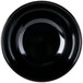 A black bowl with a white background.