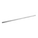 An Avantco top shelf rail, a long metal bar.