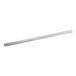 A long metal bar on a white background.