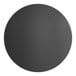 A close-up of a Lancaster Table & Seating round black outdoor table top.
