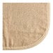 A beige Oxford lounge chair cover.