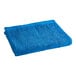 An Oxford Premium Admiral Blue pool towel.