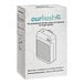 A white box of 6 Ourfresh air freshener cabinets with a black and white drawing of a device.