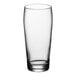 A clear Libbey pub glass.