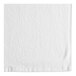 A white Oxford hand towel with a textured edge.