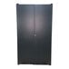 A black Valley Craft steel storage cabinet with a grey metal door and handle.