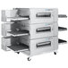 A large stainless steel Lincoln Impinger conveyor oven with racks.