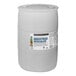 A white CLR Pro Max industrial descaler barrel with a label.