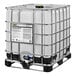 A white CLR Pro Max Industrial Descaler container with a black lid and metal bars.