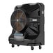 A large black Portacool Apex 4000 industrial fan on wheels.