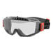 Ergodyne Skullerz MODI safety goggles with clear lens and gray frame.