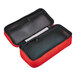 A red and black Ergodyne Arsenal buddy organizer with two compartments.