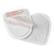 A close-up of a package of white Ergodyne N-Ferno air-activated toe warmers with a label on it.