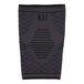 A black mesh elbow compression sleeve with grey accents.