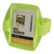 An Ergodyne lime green vinyl arm band ID holder.