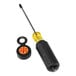 The black and orange Ergodyne Squids 1 lb. Hand Tool Tethering Kit with a screwdriver attached.