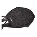 A black rubber foot pad with a black rubber bottom.