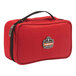 A red Ergodyne Arsenal small buddy organizer with a black handle.