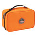 An orange Ergodyne Arsenal organizer with a black handle.