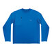 A blue Ergodyne long sleeve shirt with a chest pocket.