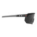 Ergodyne Skullerz AEGIR safety glasses with a matte black and grey frame and smoke lenses.