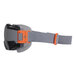 Ergodyne Skullerz safety goggles with a grey frame and strap.