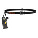 An Ergodyne Squids black belt with a black strap attached to a black device.