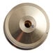 A circular metal Estella lasagna pasta die with a hole in it.