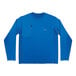 A blue Ergodyne long sleeve work shirt with a chest pocket.