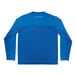 The back of a blue Ergodyne long-sleeved shirt.