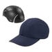 A blue Ergodyne Skullerz baseball cap with a navy helmet insert.