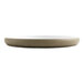 A cheforward by GET melamine plate with a beige rim and white center.