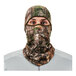 An Ergodyne N-Ferno RealTree camouflage fleece face mask with a hinged design.