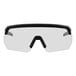 Ergodyne Skullerz safety glasses with a matte black frame and clear lenses.